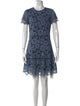 Michael Kors Lace Pattern Mini Dress