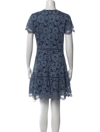 Michael Kors Lace Pattern Mini Dress
