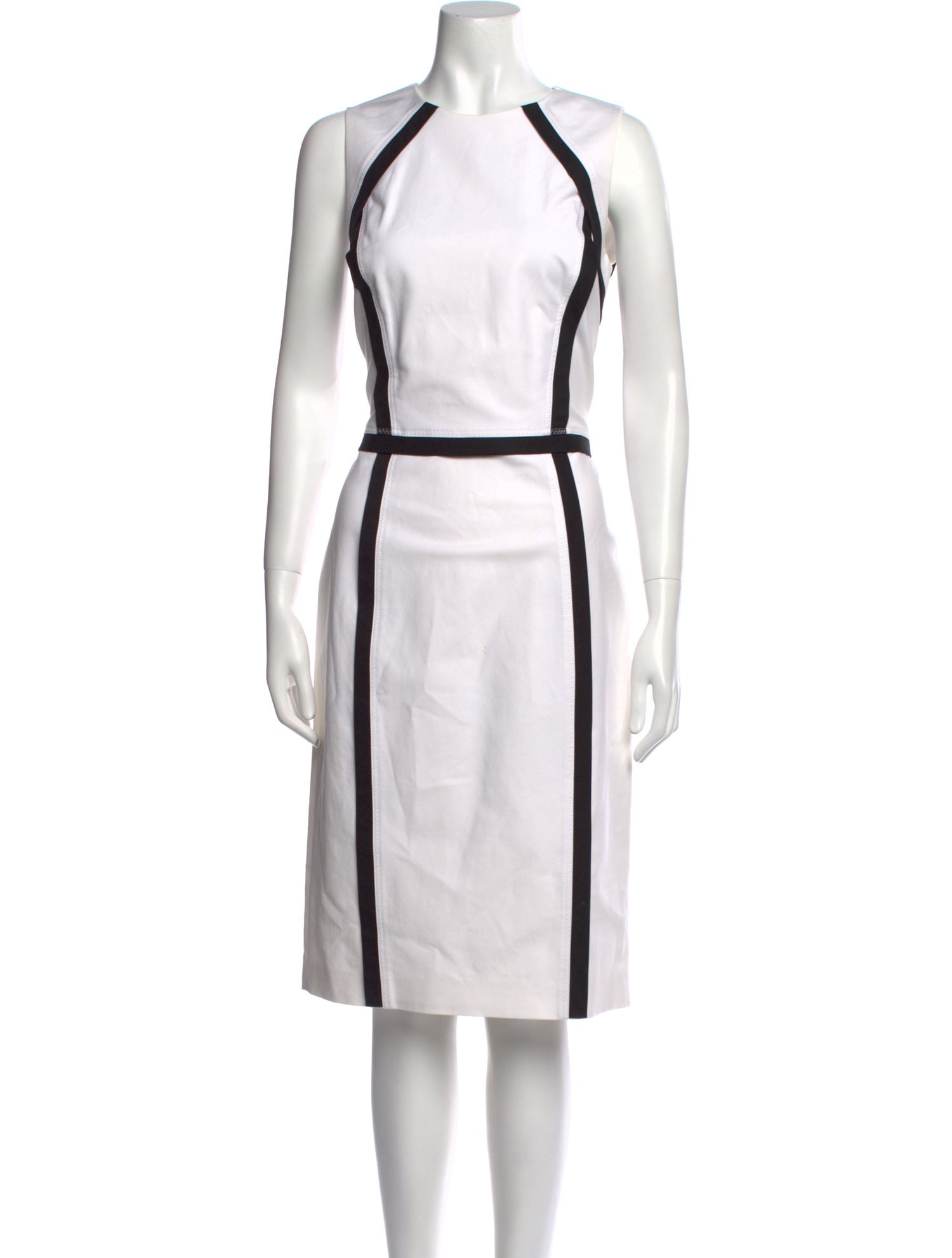 Michael Kors Crew Neck Midi Length Dress