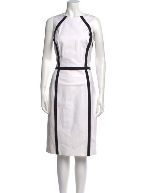 Michael Kors Crew Neck Midi Length Dress