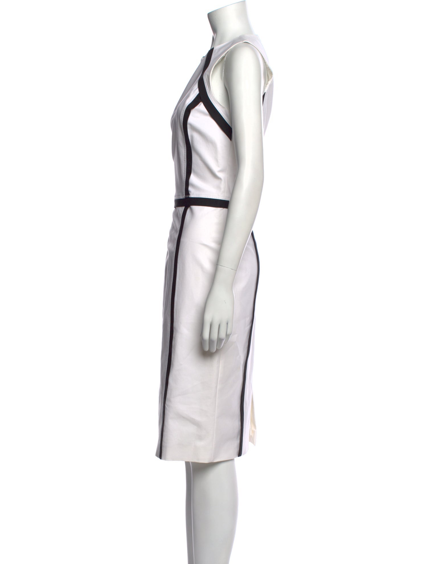 Michael Kors Crew Neck Midi Length Dress