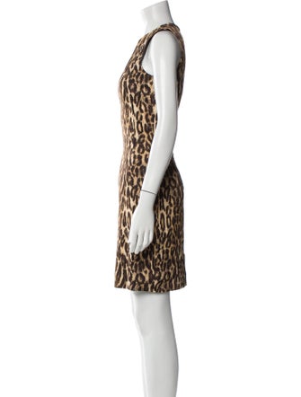 Michael Kors Animal Print Mini Dress