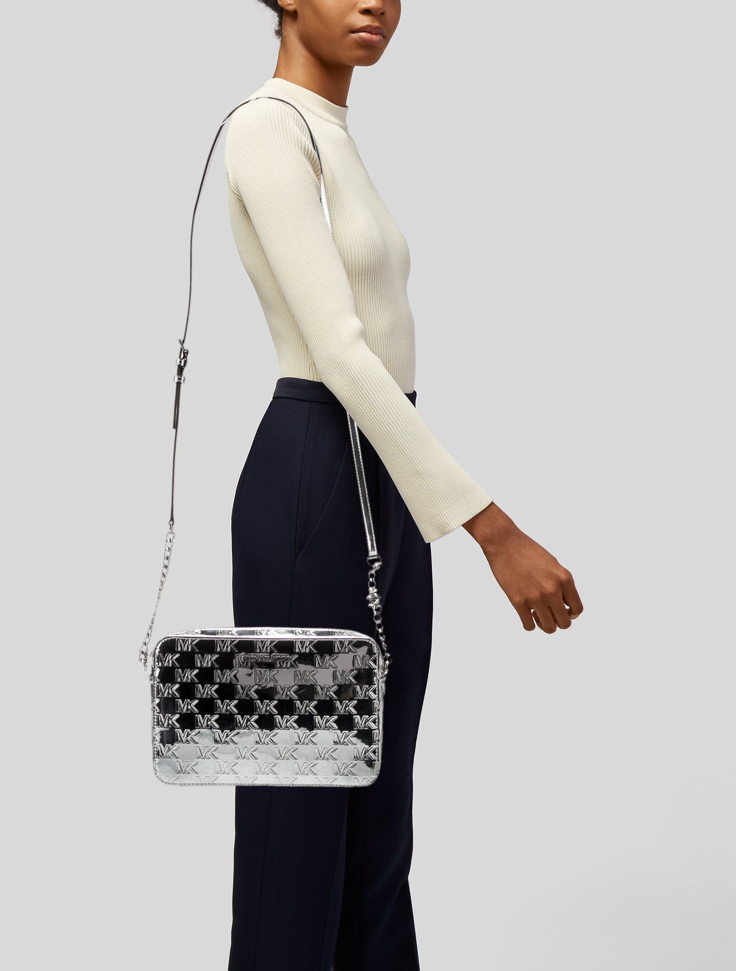 Michael Kors Patent Leather Crossbody Bag