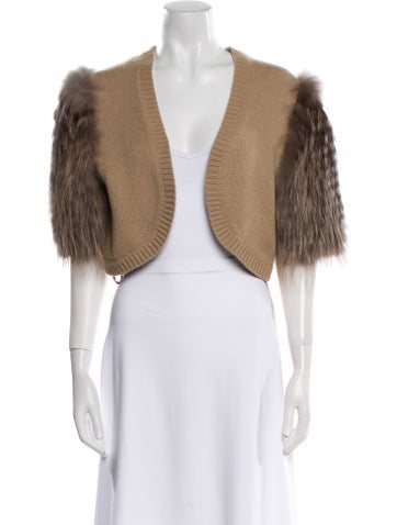 Michael Kors Jackets Fox Fur Jacket L