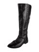 Michael Kors Leather Studded Accents Riding Boots