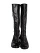 Michael Kors Leather Studded Accents Riding Boots