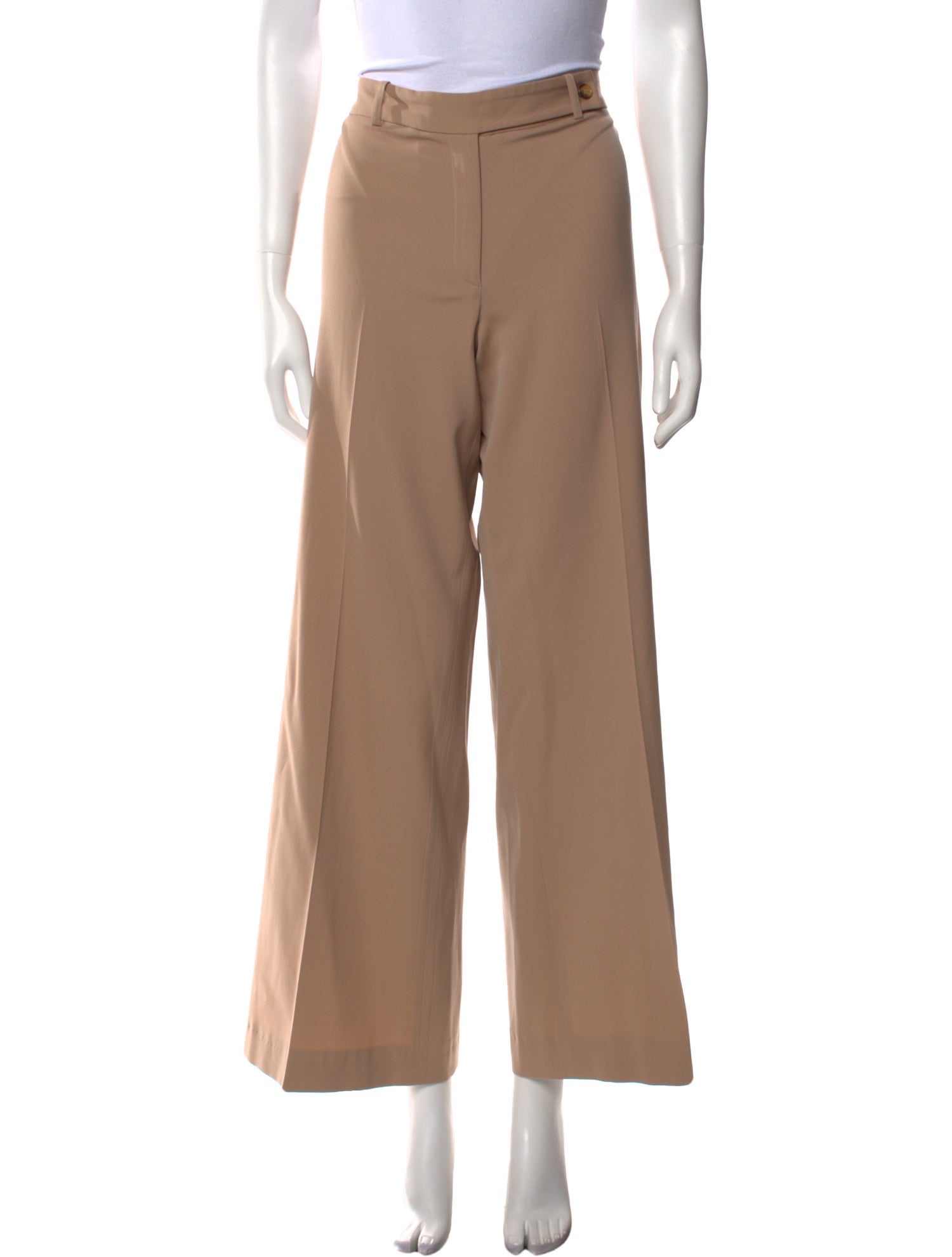 Michael Kors Virgin Wool Wide Leg Pants