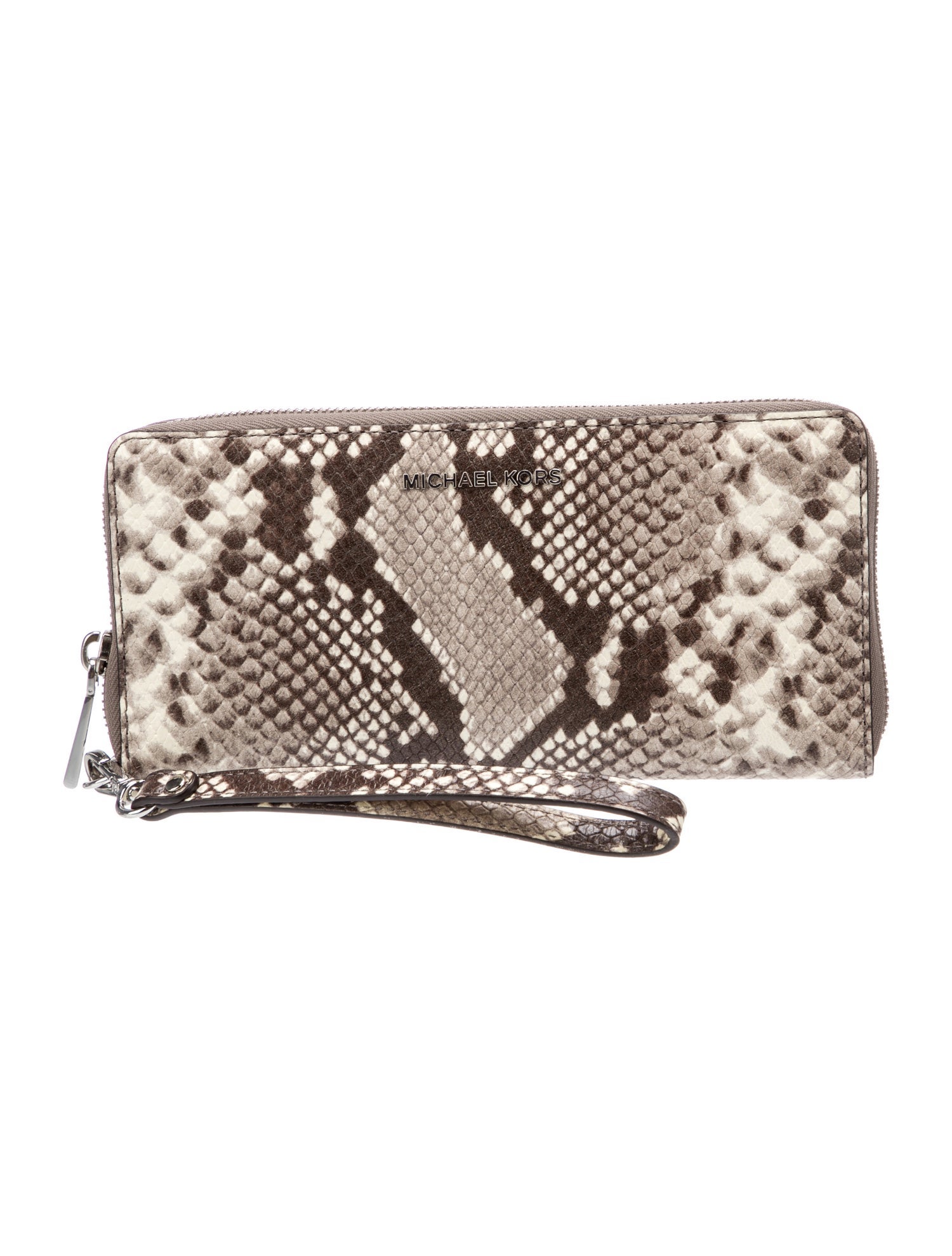 Michael Kors Embossed Leather Clutch