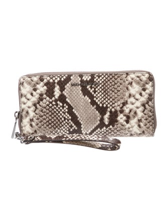 Michael Kors Embossed Leather Clutch