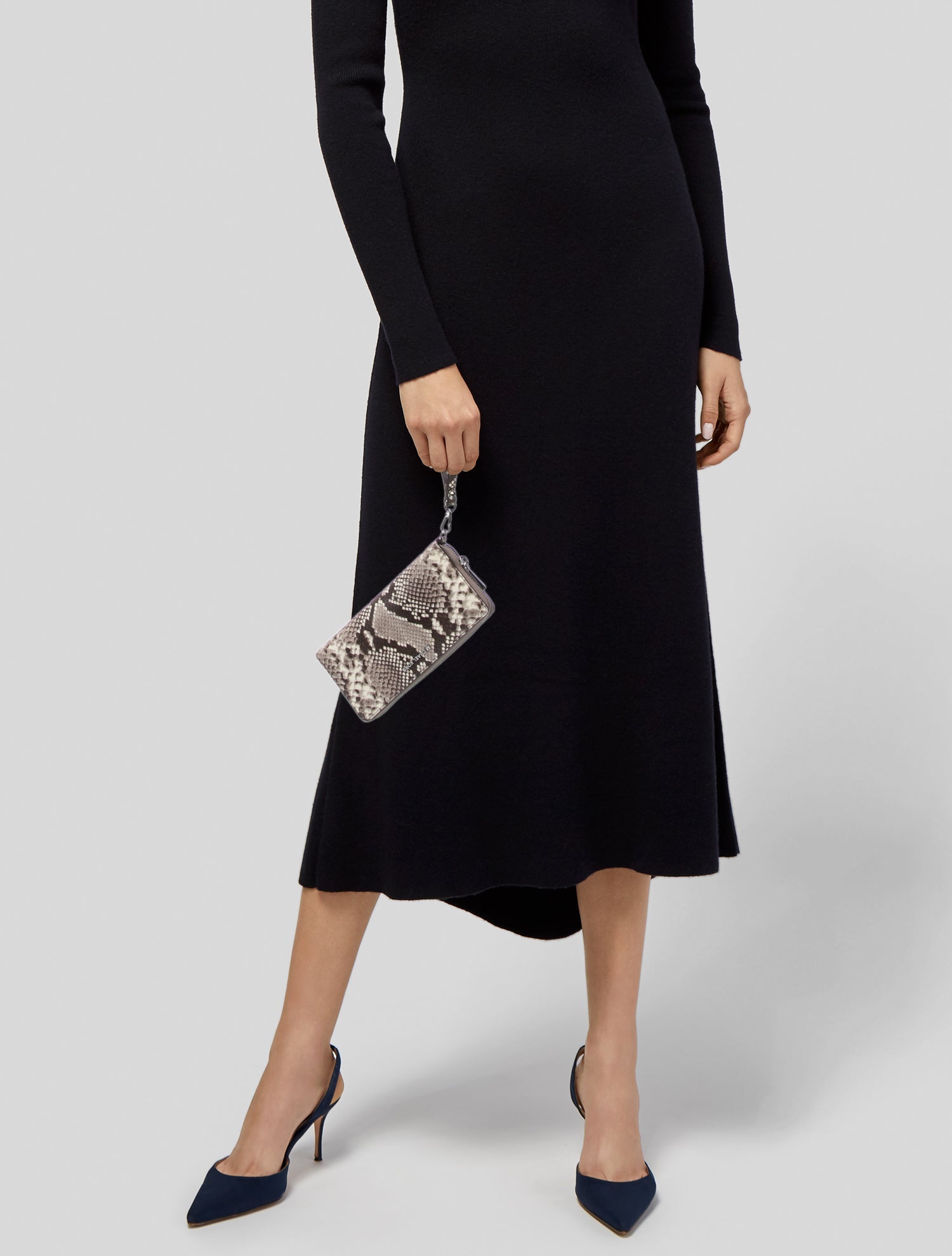 Michael Kors Embossed Leather Clutch