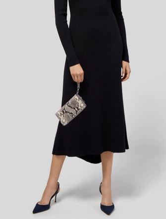 Michael Kors Embossed Leather Clutch