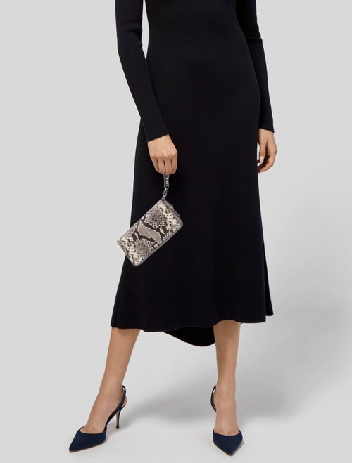 Michael Kors Embossed Leather Clutch