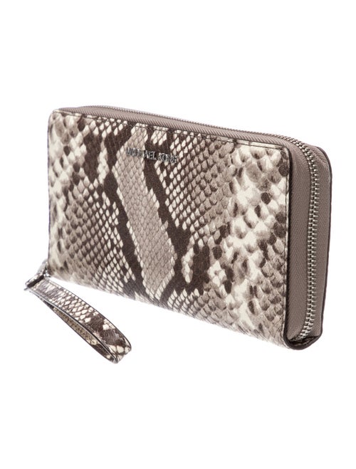 Michael Kors Embossed Leather Clutch