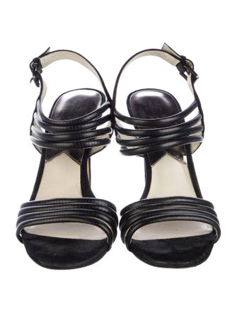 Michael Kors Leather Slingback Sandals