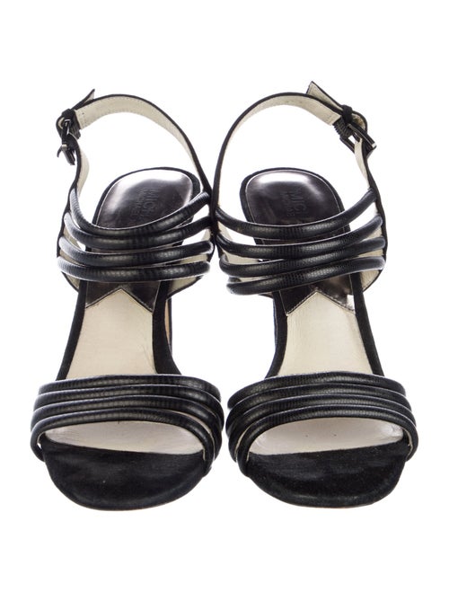 Michael Kors Leather Slingback Sandals