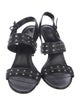 Michael Kors Leather Studded Accents Slingback Sandals