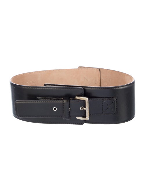 Michael Kors Wide Leather Waist Belt