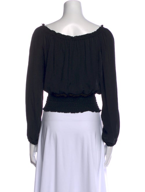 Michael Michael Kors Silk Scoop Neck Top