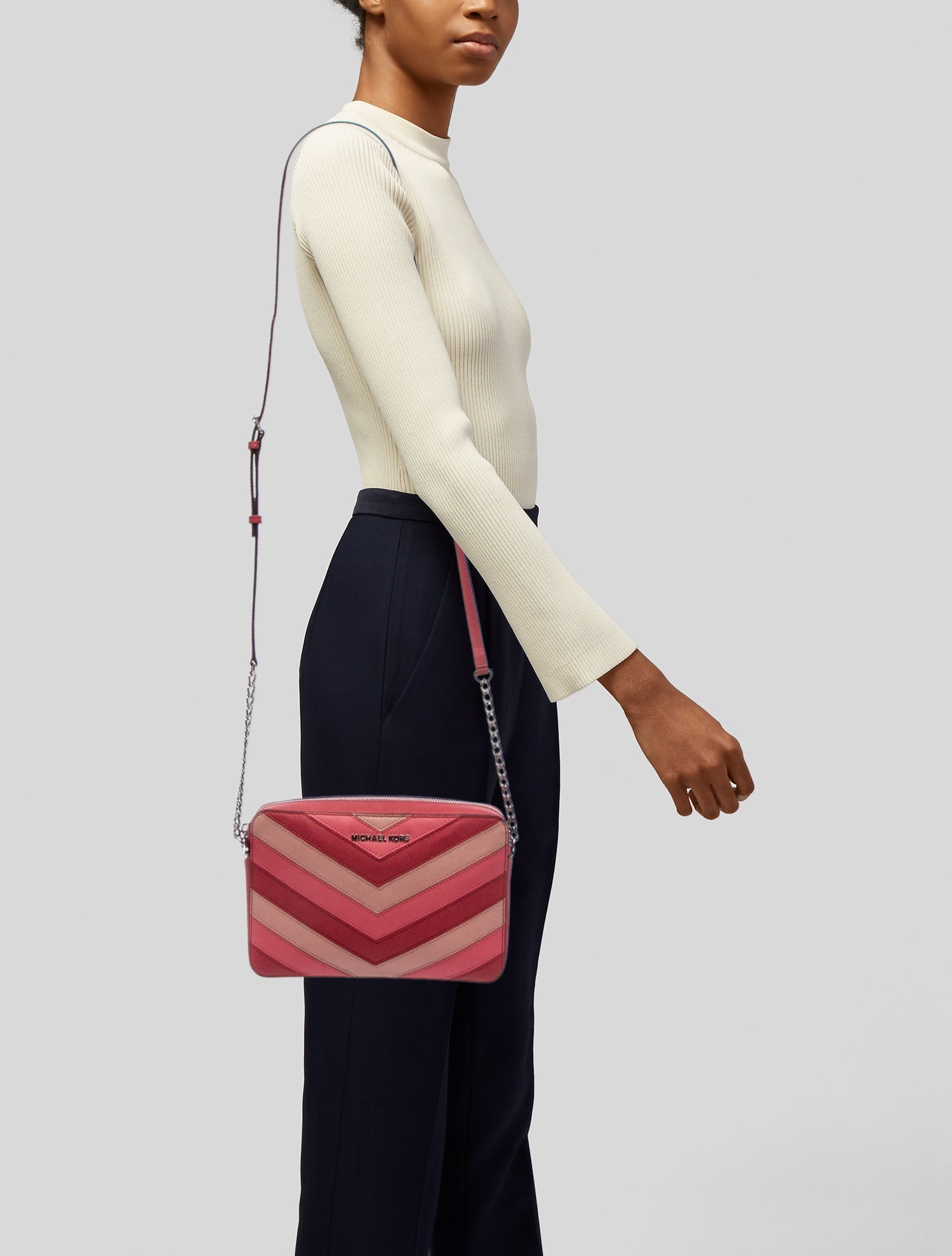 Michael Kors Saffiano Leather Crossbody Bag