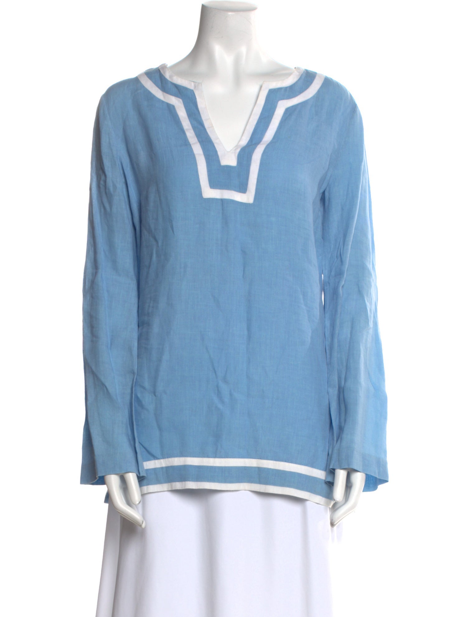 Michael Kors Linen V-Neck Tunic