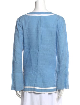 Michael Kors Linen V-Neck Tunic