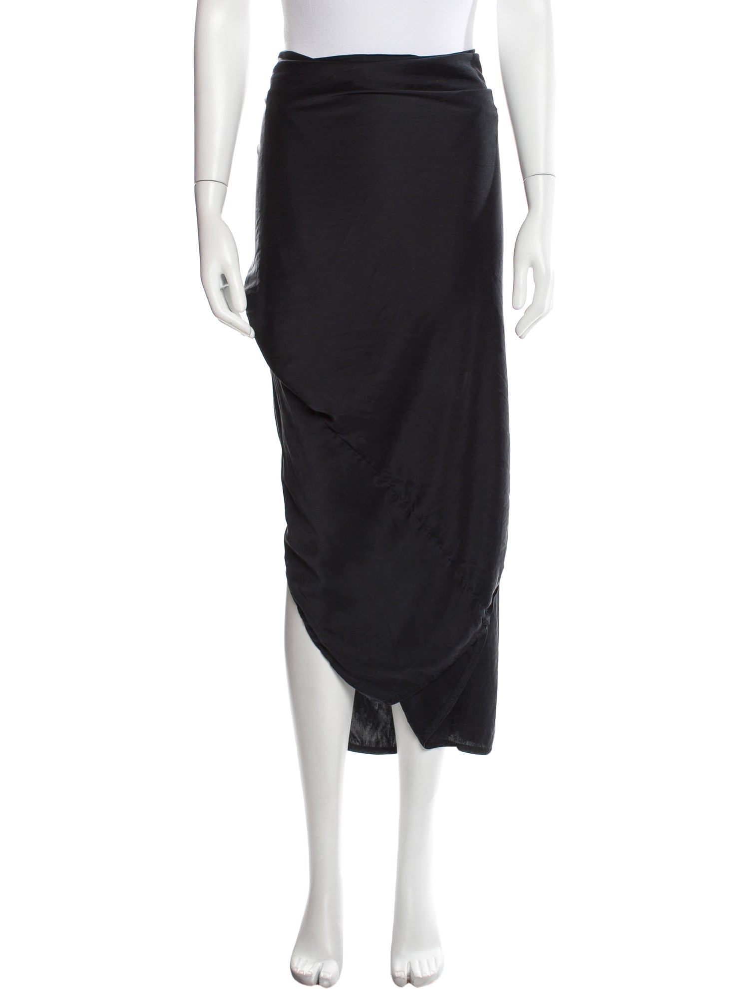 Michael Kors Silk Midi Length Skirt