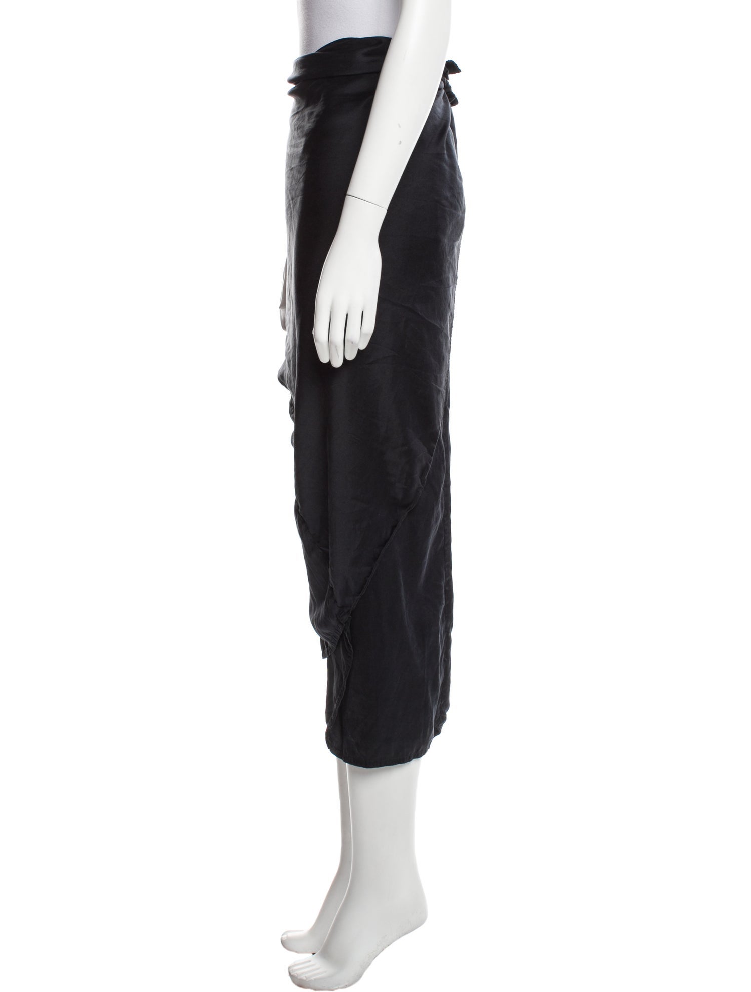 Michael Kors Silk Midi Length Skirt