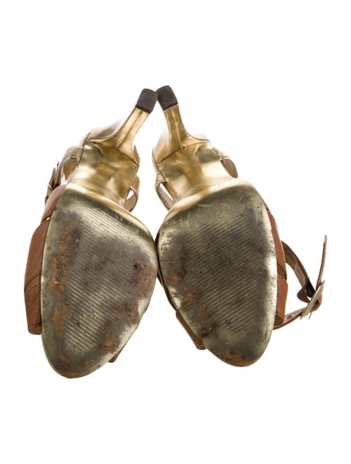 Michael Kors Leather Slingback Sandals