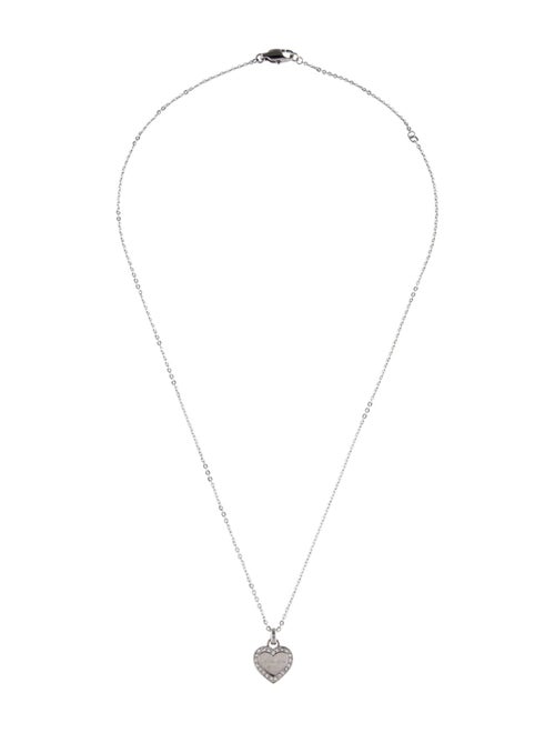 Michael Kors Crystal Heart Pendant Necklace
