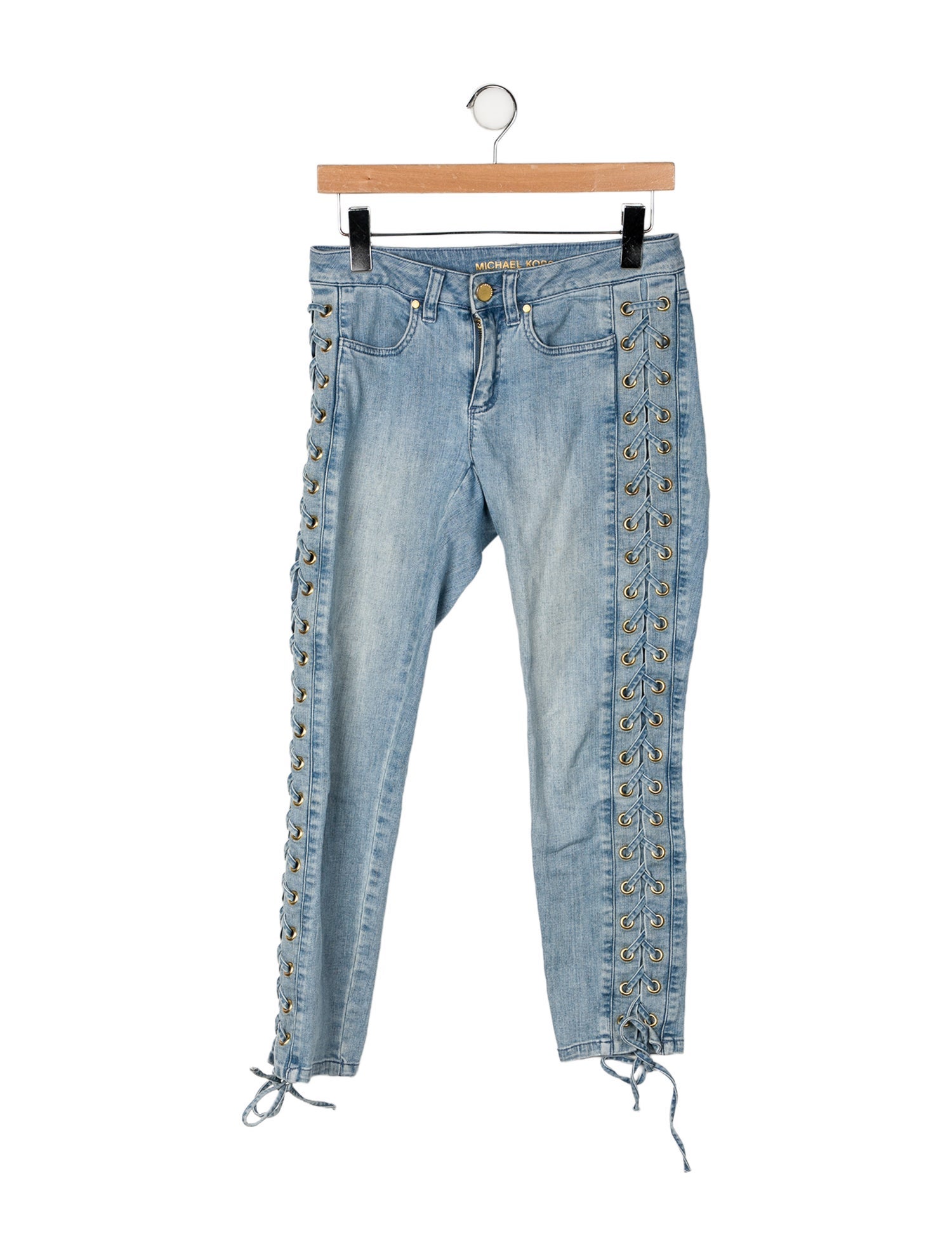 Michael Kors Mid-Rise Skinny Leg Jeans