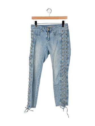 Michael Kors Mid-Rise Skinny Leg Jeans