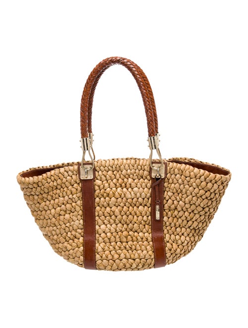 Michael Kors Straw Shoulder Bag