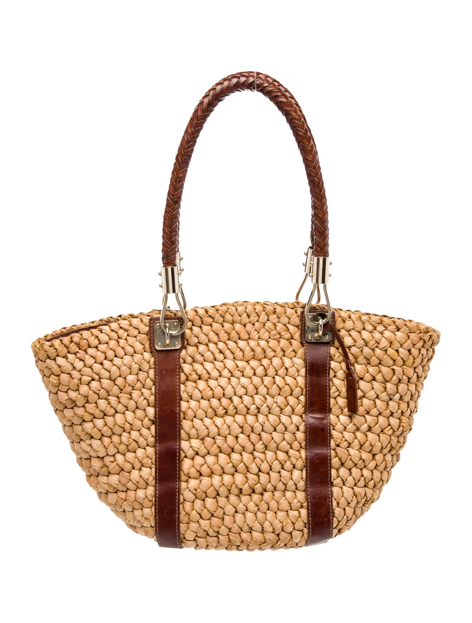 Michael Kors Straw Bucket Bag
