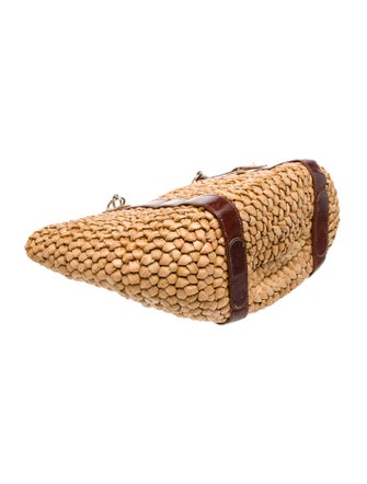 Michael Kors Straw Bucket Bag