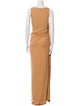 Michael Kors Bateau Neckline Long Dress