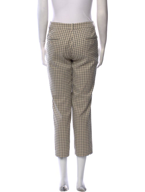 Michael Kors Plaid Print Straight Leg Pants