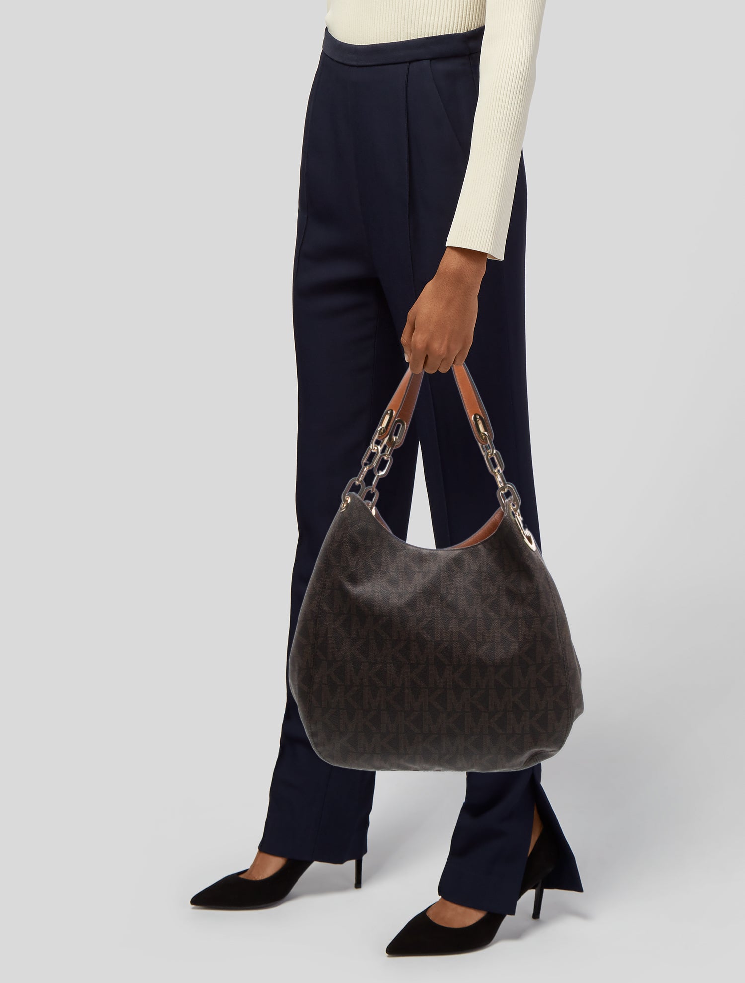 Michael Kors Monogram Hobo