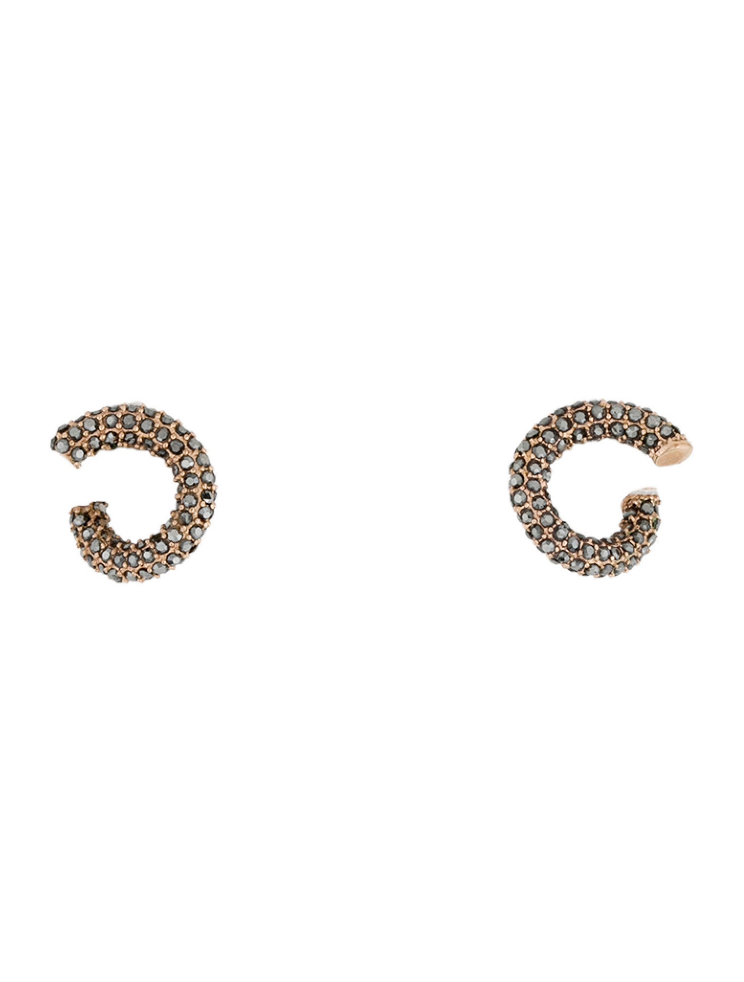 Michael Kors Pavé Hoop Earrings