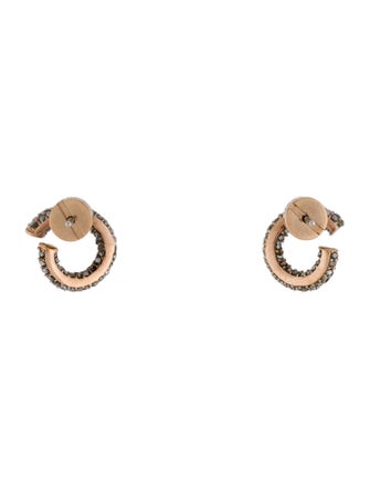 Michael Kors Pavé Hoop Earrings