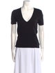 Michael Kors Cashmere V-Neck T-Shirt