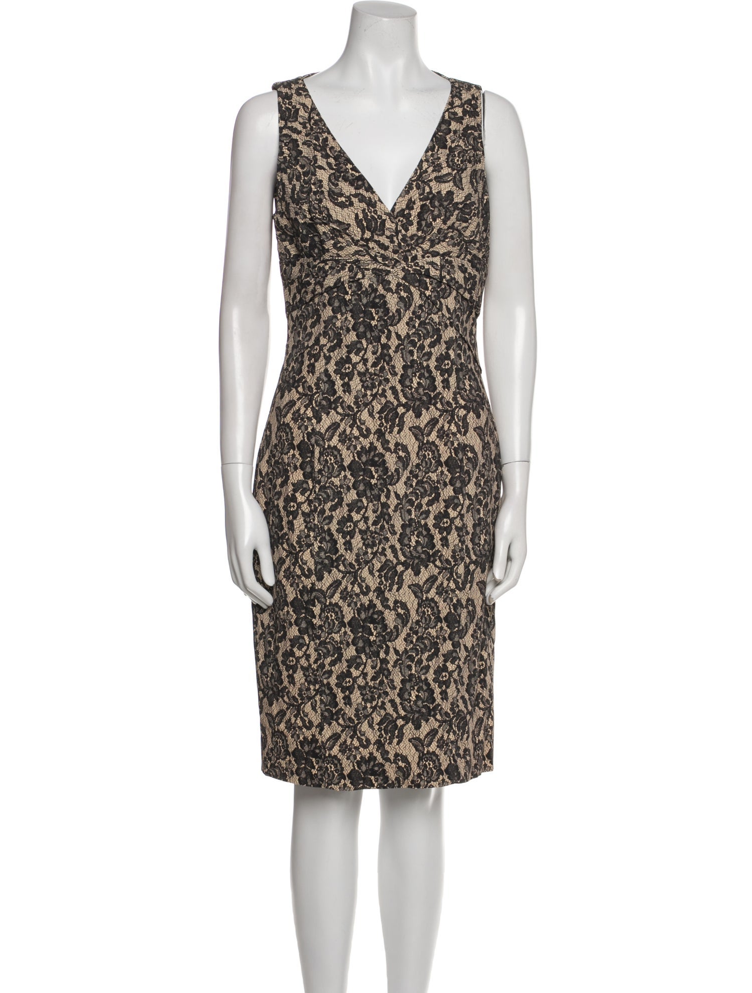Michael Kors Printed Knee-Length Dress