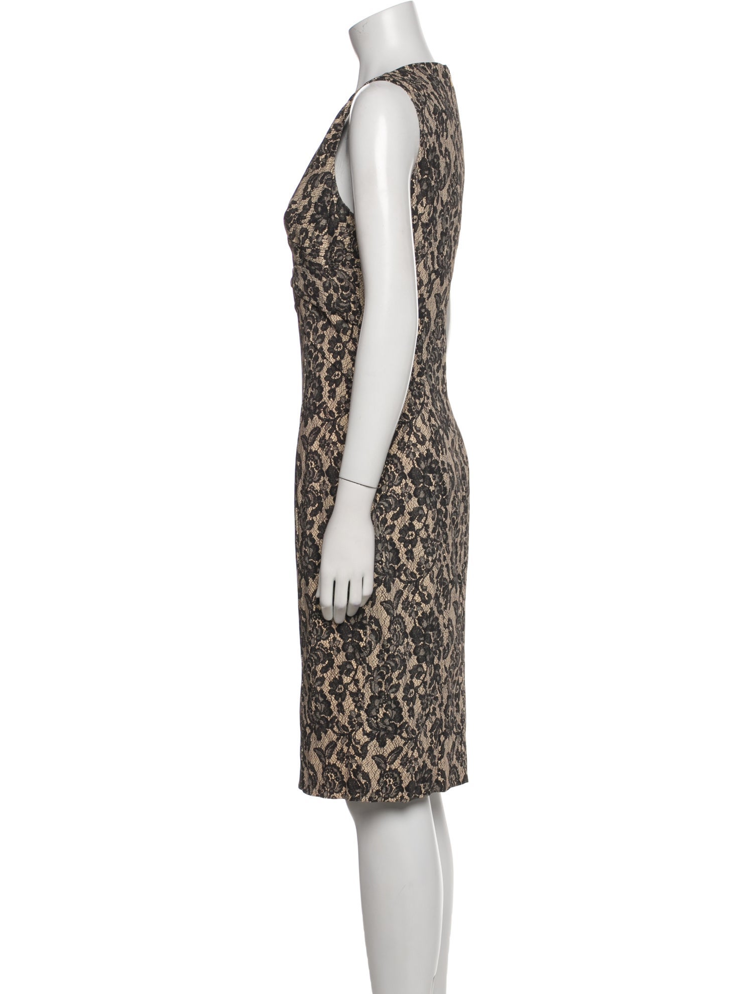 Michael Kors Printed Knee-Length Dress