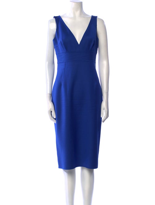 Michael Kors Silk Midi Length Dress