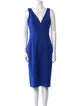 Michael Kors Silk Midi Length Dress