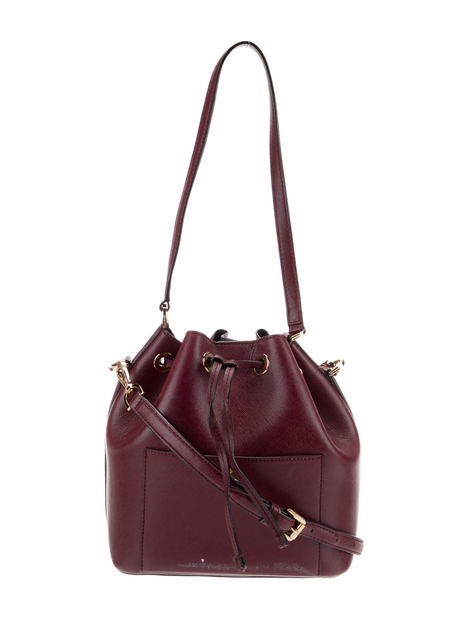 Michael Kors Saffiano Leather Bucket Bag