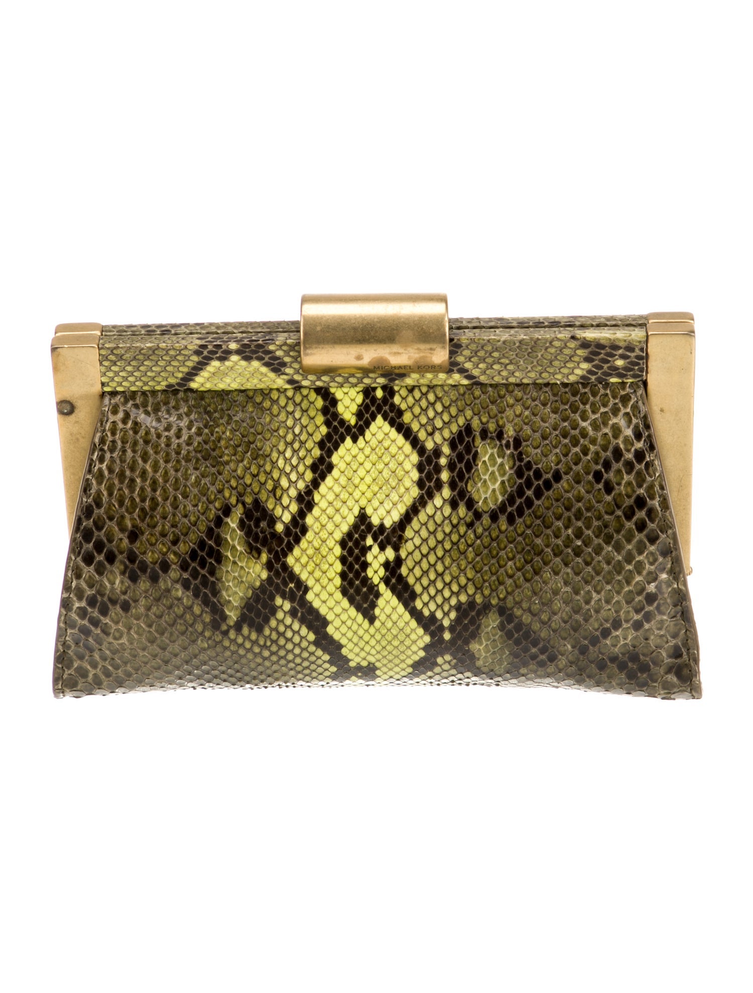 Michael Kors Snakeskin Clutch