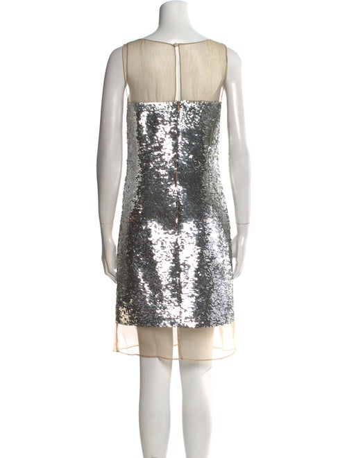 Michael Kors Bateau Neckline Knee-Length Dress