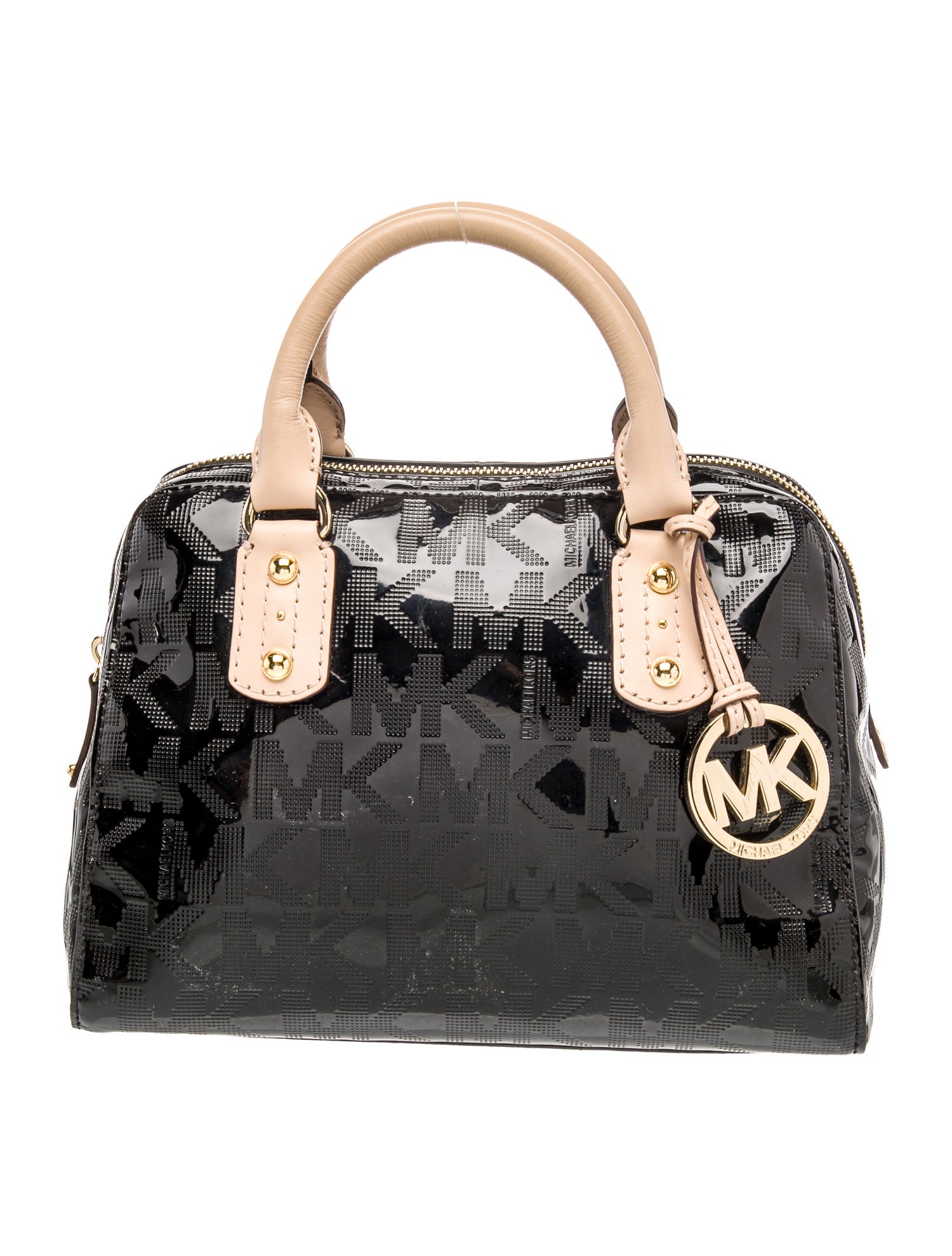 Michael Kors Patent Leather Top Handle Bag