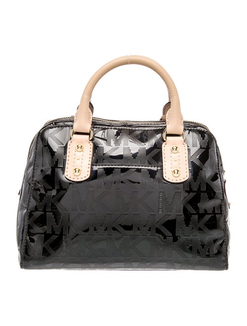 Michael Kors Patent Leather Top Handle Bag