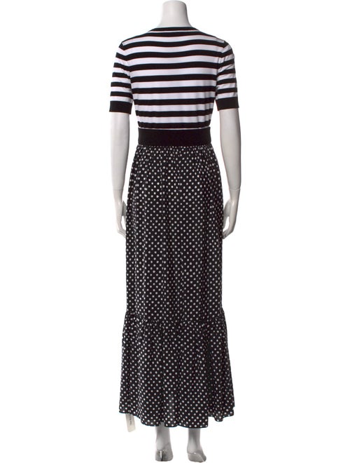Michael Kors Polka Dot Print Long Dress